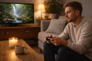 pelaaminen purkaa stressiä